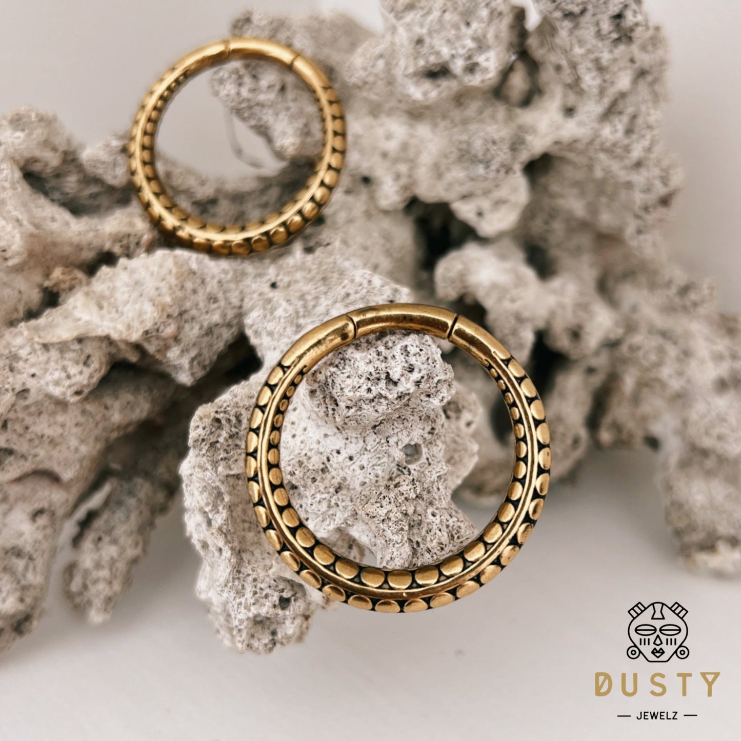 Vintage Hoop Ear Weights | 2 Sizes - DustyJewelz