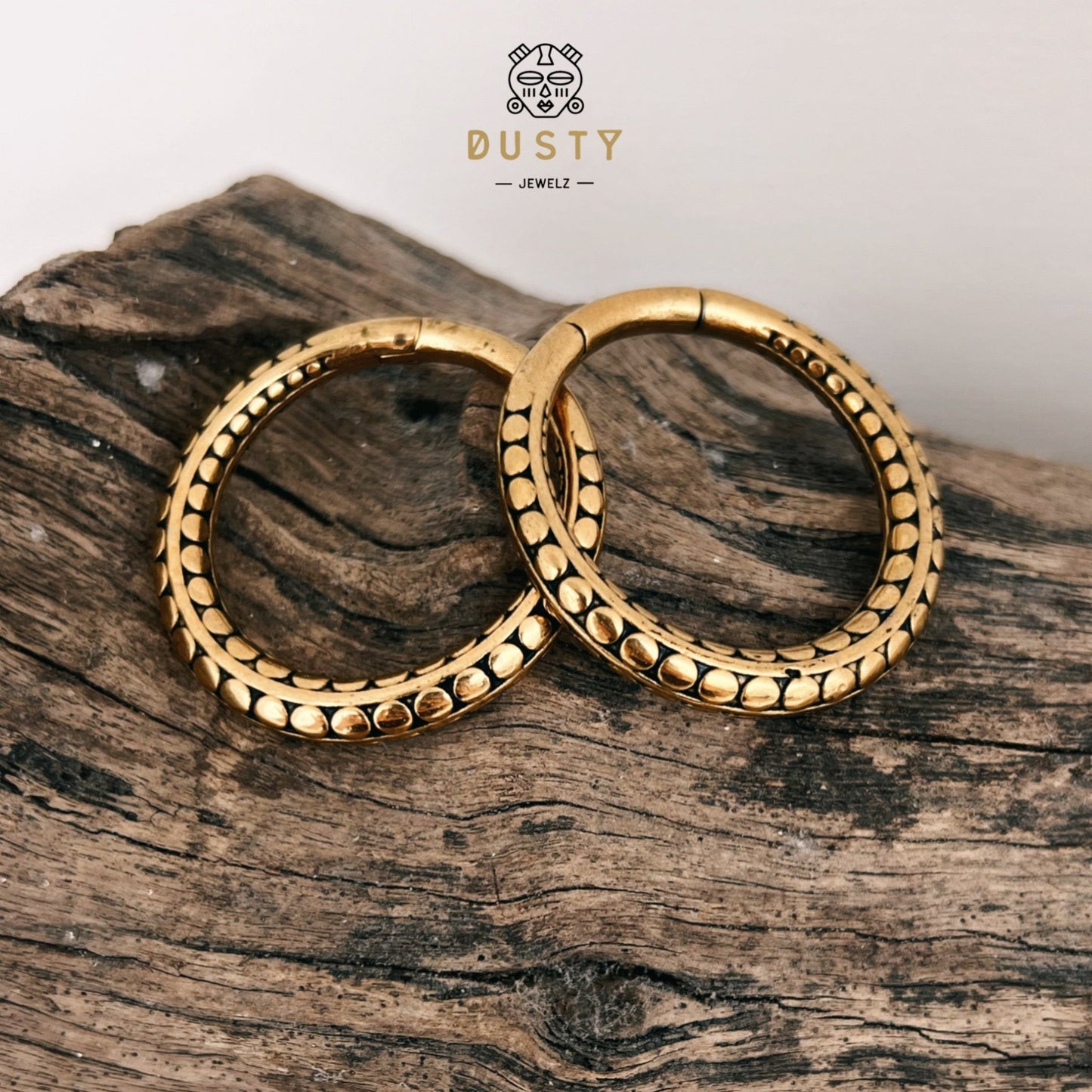 Vintage Hoop Ear Weights | 2 Sizes - DustyJewelz