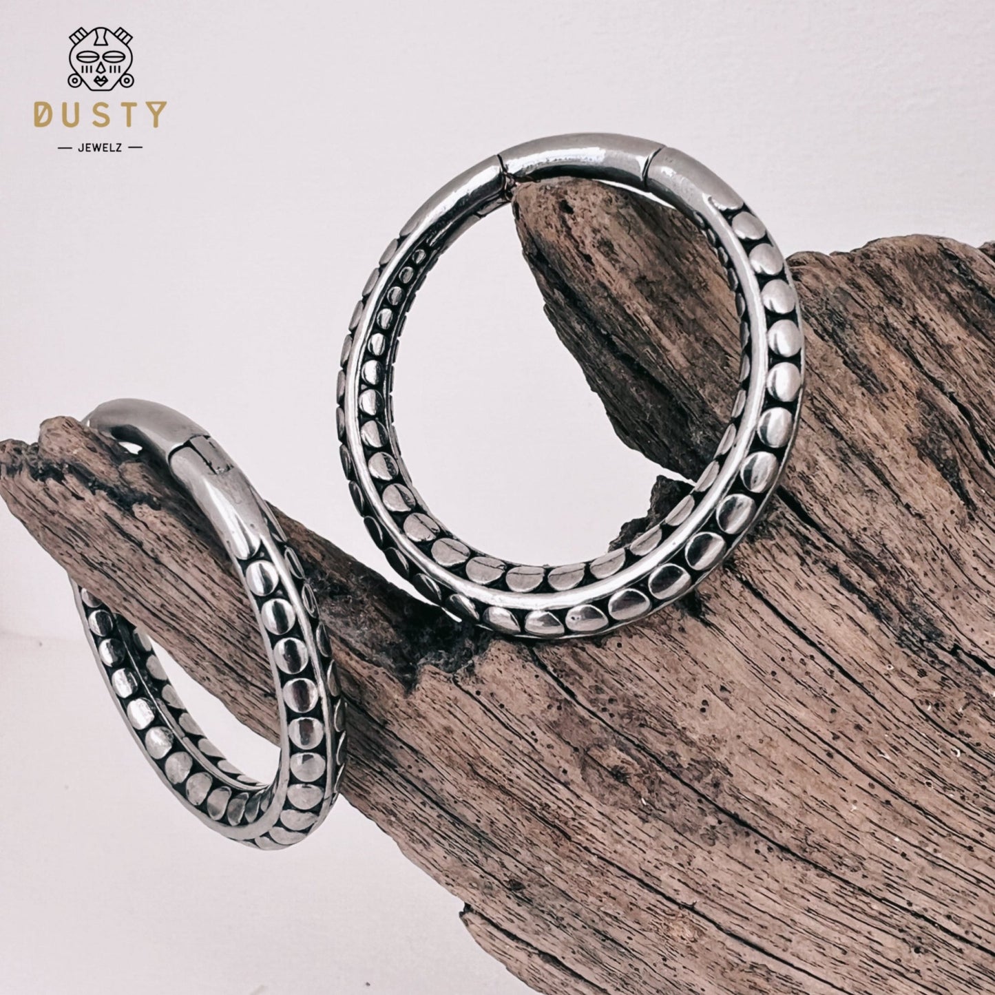 Vintage Hoop Ear Weights | 2 Sizes - DustyJewelz