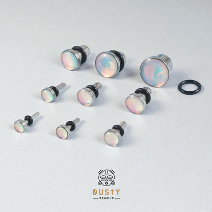 Hologram Steel Plugs | Single Flare