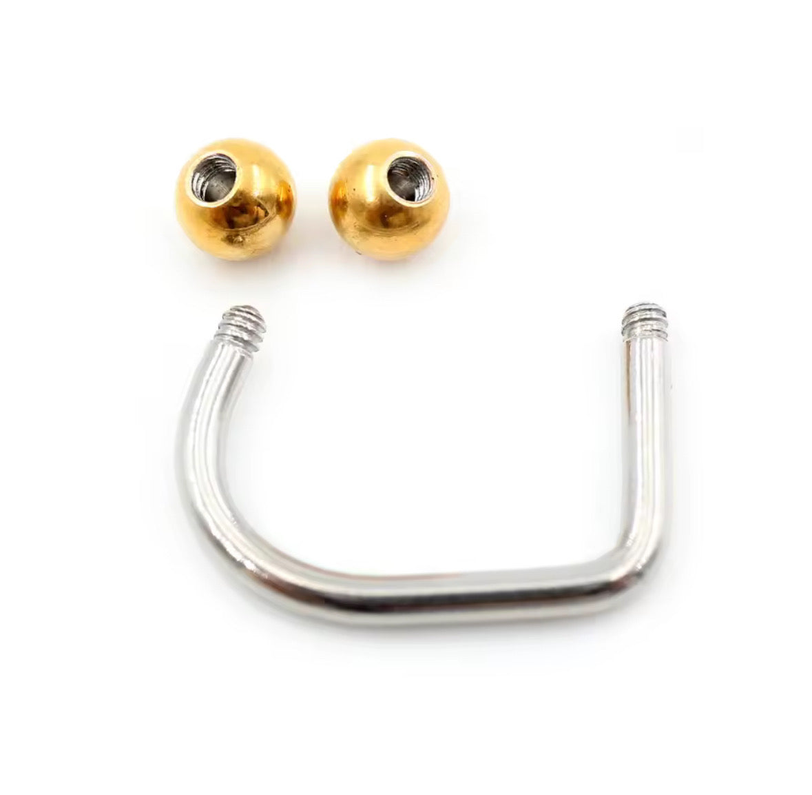 Lippy Loop Labret Ring | Lip Hugger U- Shaped Horseshoe