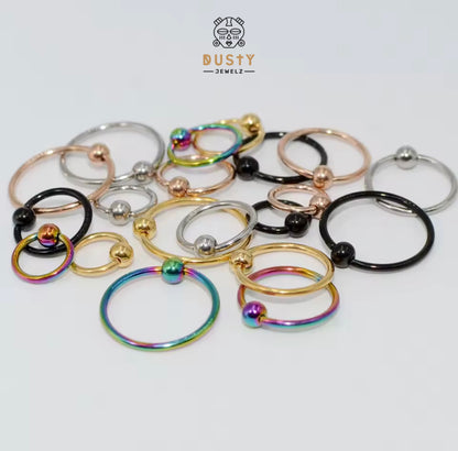Captive Bead Ring | BCR Hoop |16g