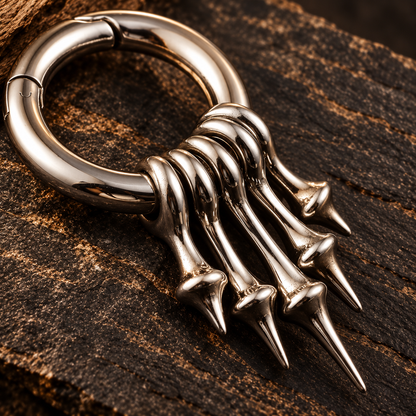 Spike Dangle Ear Weights | Stainless Steel