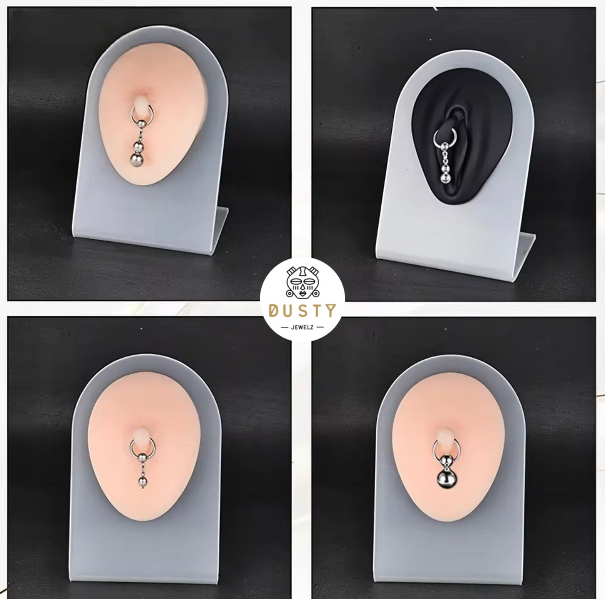 Ball Drop Captive Bead Rings | Single & Double Dangle