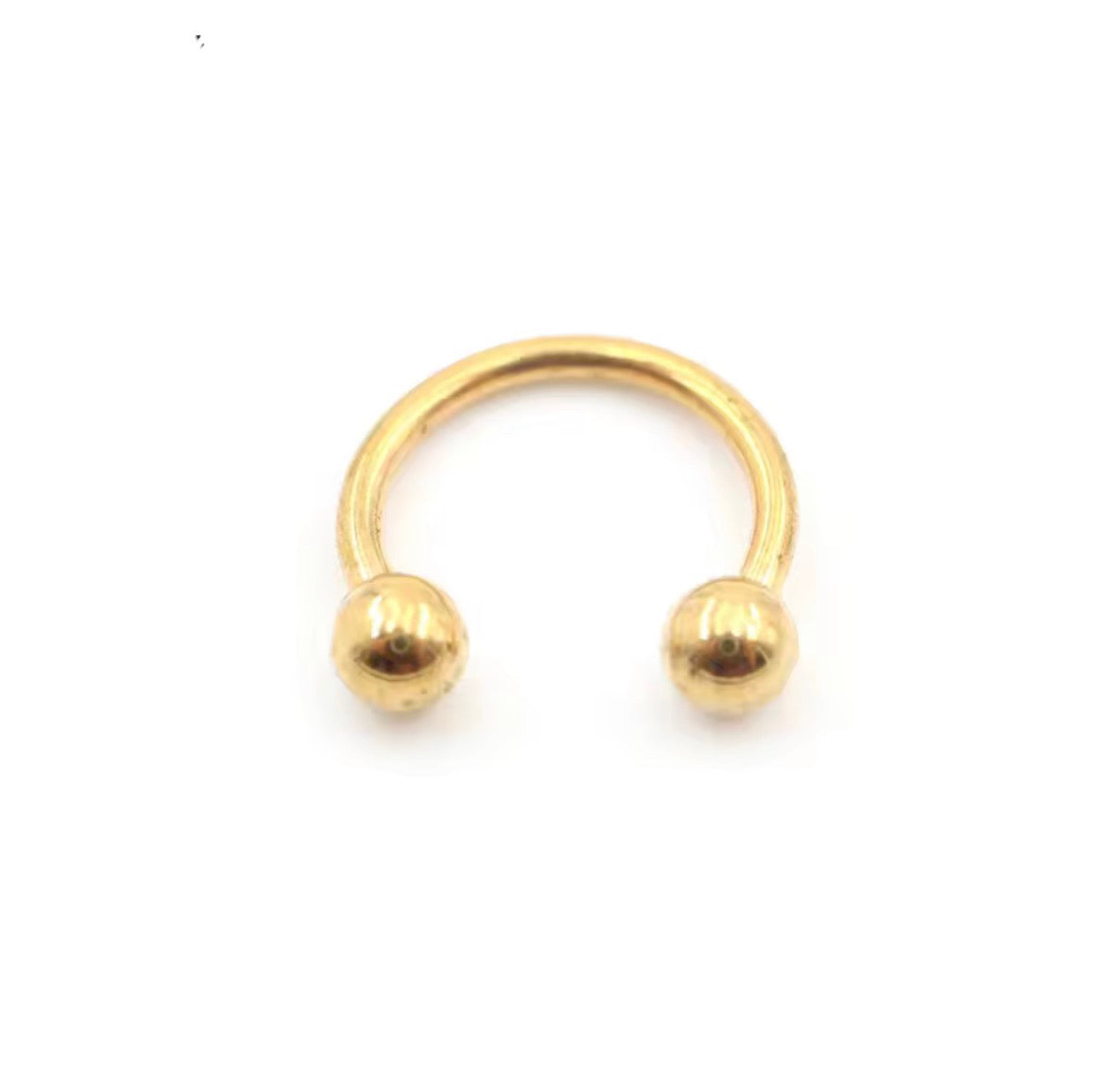 Horseshoe Septum Ring | Circular Barbell | Stainless Steel