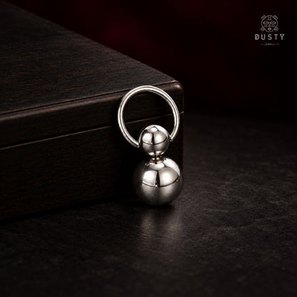 Ball Drop Captive Bead Rings | Single & Double Dangle