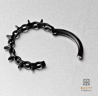 Spike Chain Hinged Septum Ring Clicker | G23