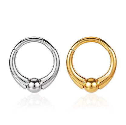 Chunky Captive Ball Clicker Ring | 16G Septum