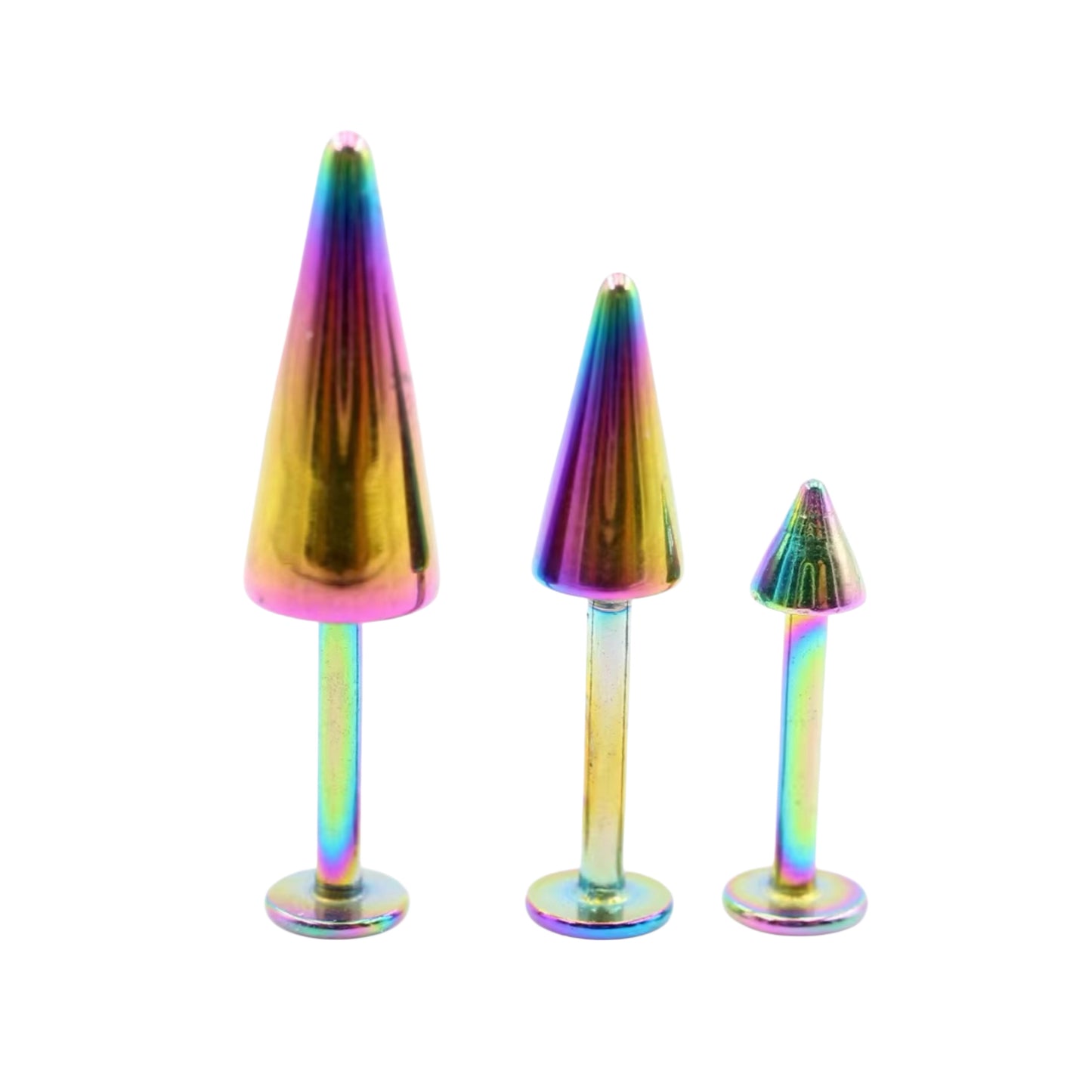 Spike Cone Labret Stud | Externally Threaded