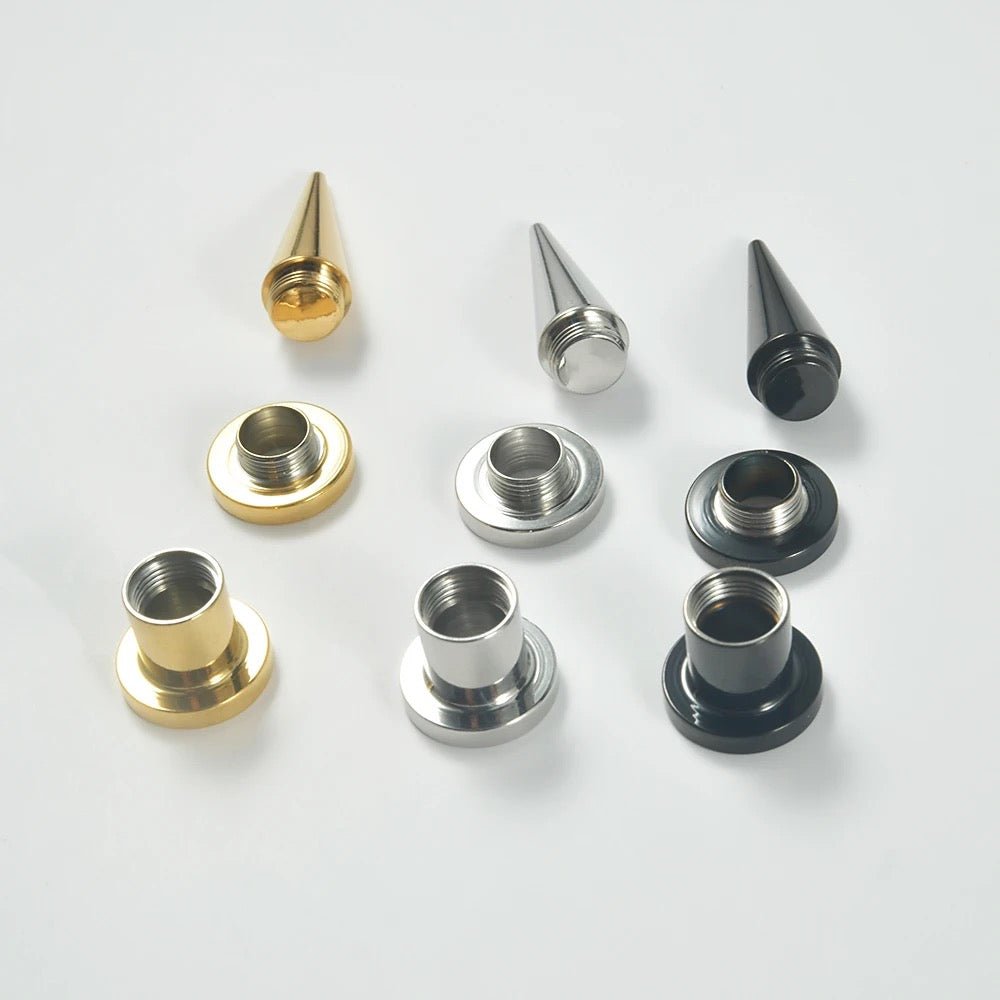 2 In 1 Taper & Tunnel Ear Stretching Set | Interchangeable Stainless Steel (6 Pieces) - DustyJewelz