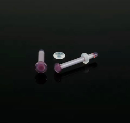 Glass Straight Bar Retainer | 18g-14g