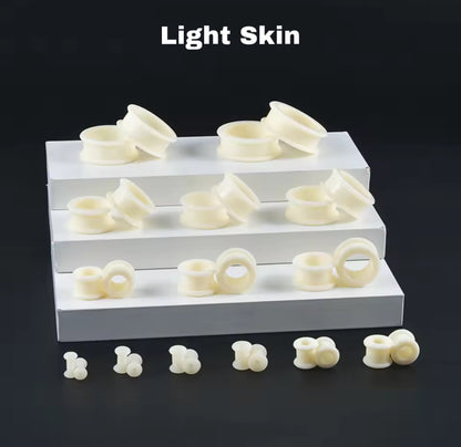 Extra Big Silicone Tunnels | Flexible Plugs | 3mm-76mm