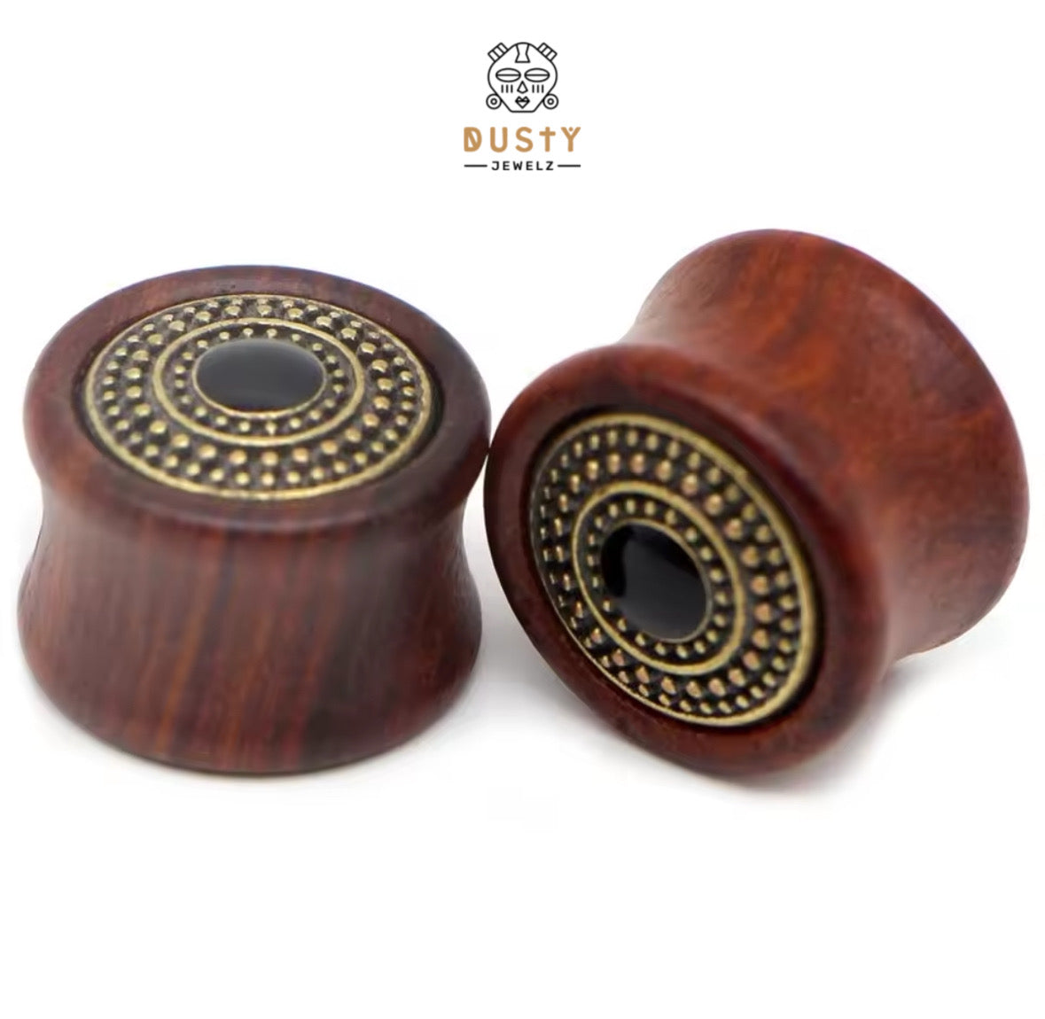 Tribal Organic Wood Plugs | Double Flare