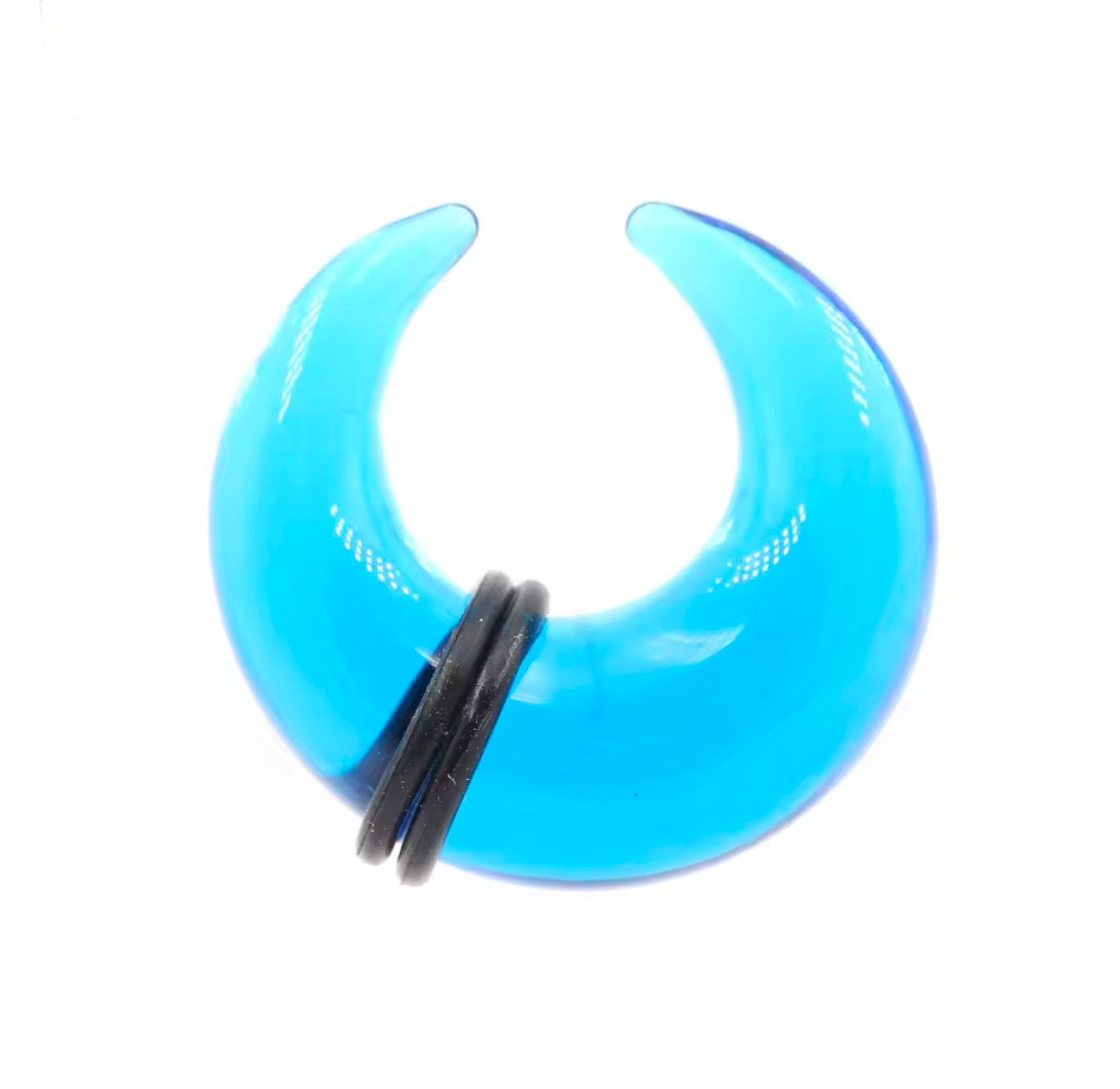 Glass Septum Crescent Pincher | Bull Taper | 6mm -10mm