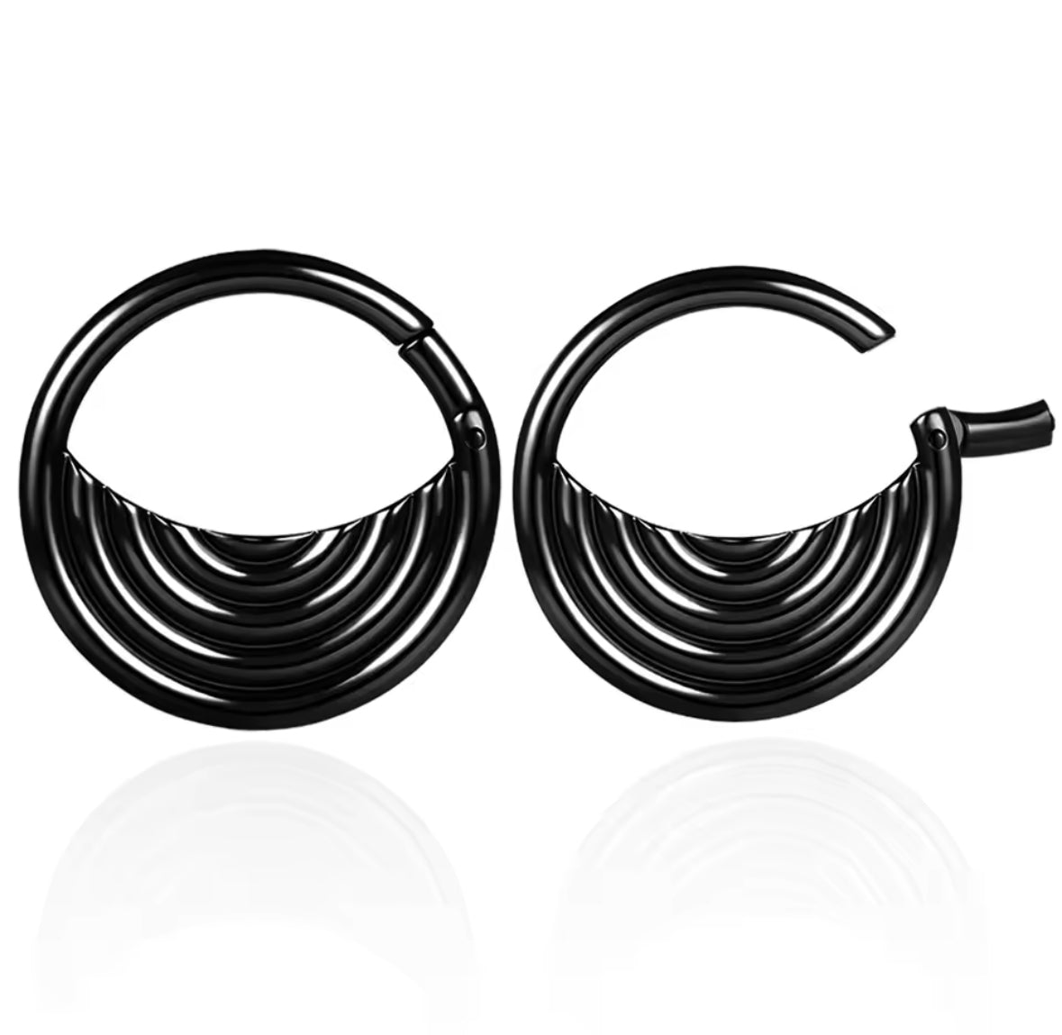 Eclipse Wave Ear Weights | Lobe Hangers