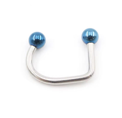 Lippy Loop Labret Ring | Lip Hugger U- Shaped Horseshoe