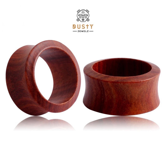 Organic Red Sandalwood Tunnels | Double Flare