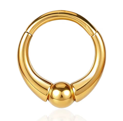 Chunky Captive Ball Clicker Ring | 16G Septum