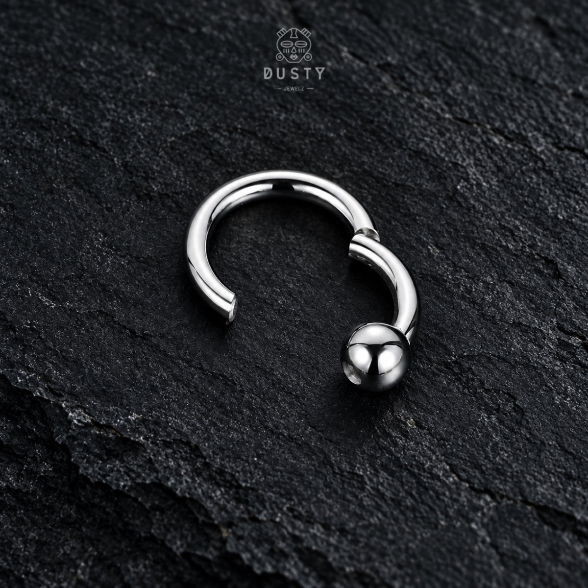 Large Hinged Segment Ball Closure Ring | Stainless Steel 2-4mm