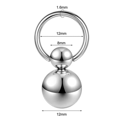 Ball Drop Captive Bead Rings | Single & Double Dangle