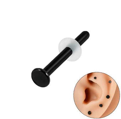 Glass Straight Bar Retainer | 18g-14g