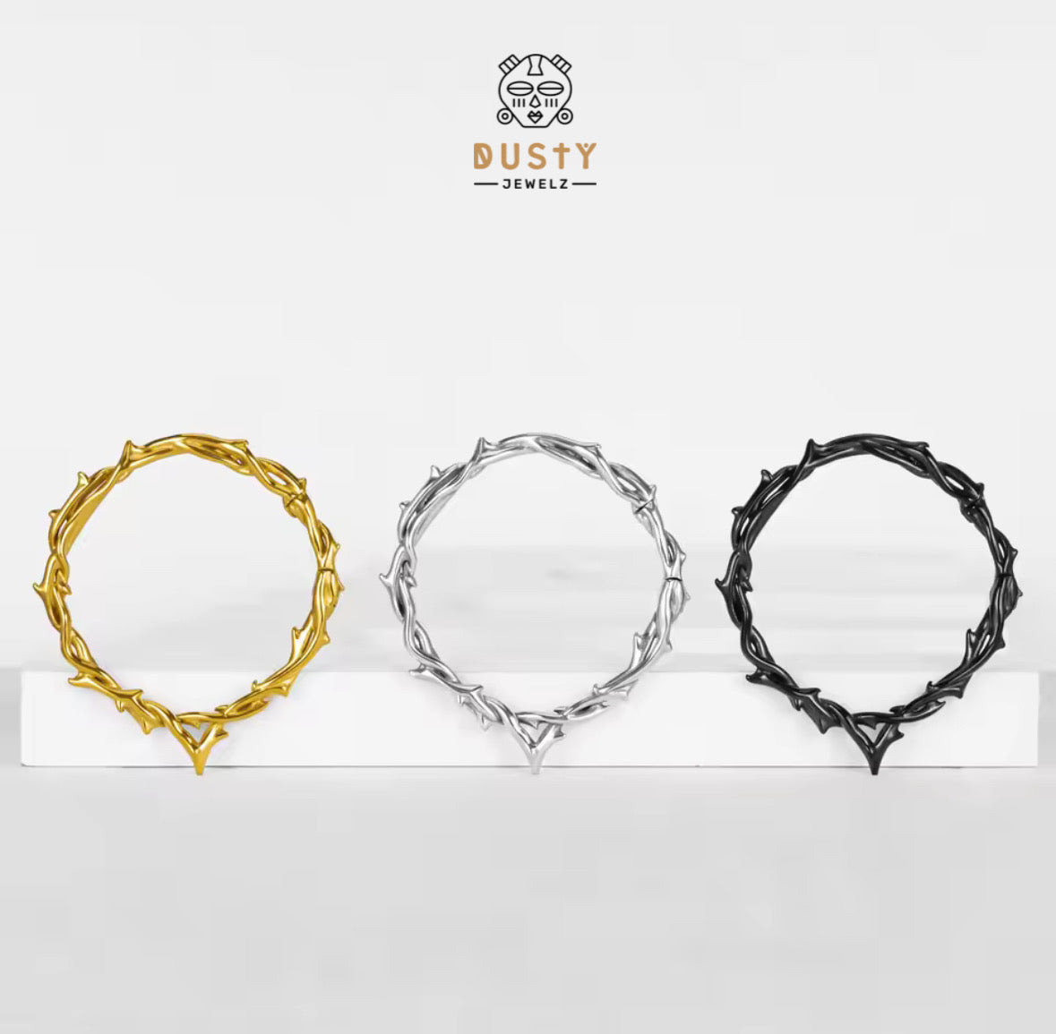 Thorn Vine Hoop Ear Weights