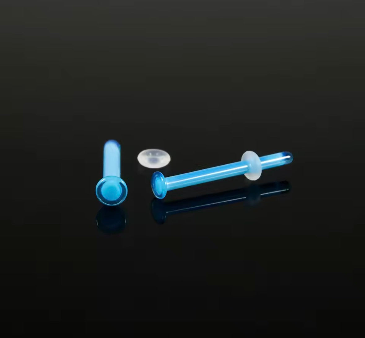 Glass Straight Bar Retainer | 18g-14g