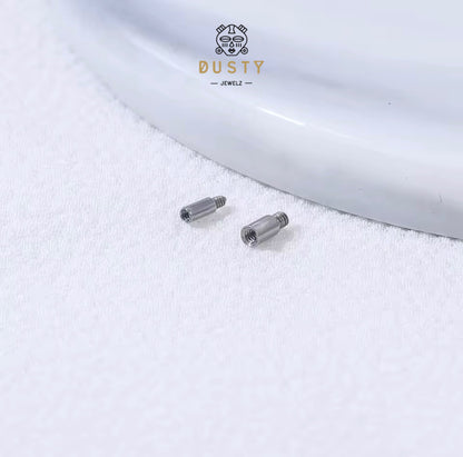 Titanium Threaded Piercing Bar Extension Connector