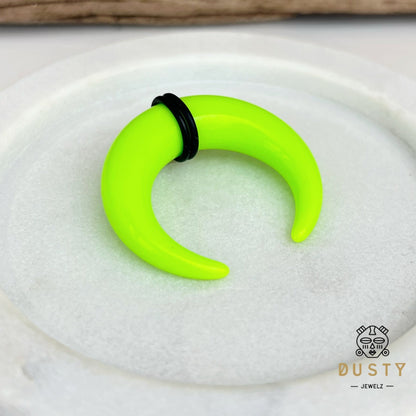 Bull Taper Septum Pincher | Acrylic Crescent Tapers