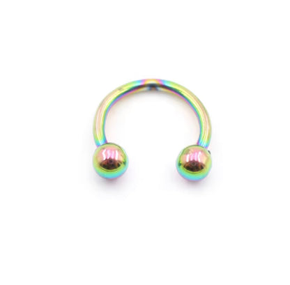 Horseshoe Septum Ring | Circular Barbell | Stainless Steel