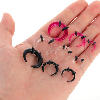 Bull Taper Septum Pincher | Acrylic Crescent Tapers