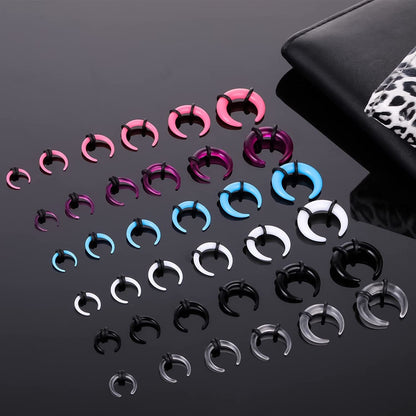 Bull Taper Septum Pincher | Acrylic Crescent Tapers