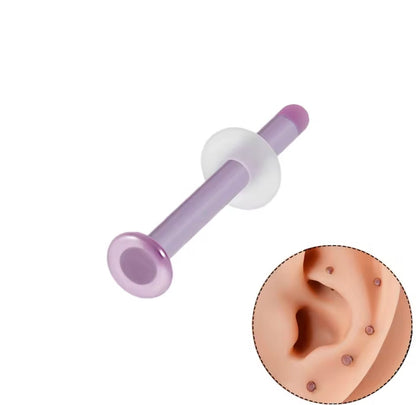 Glass Straight Bar Retainer | 18g-14g