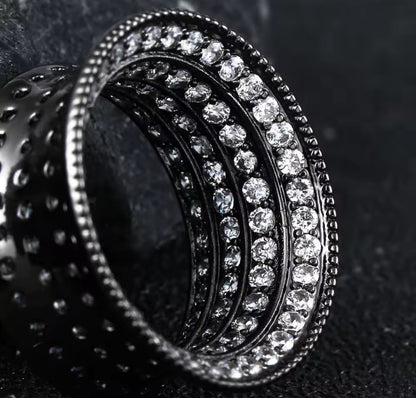 Crystal Paved Flared Stainless Steel Tunnels