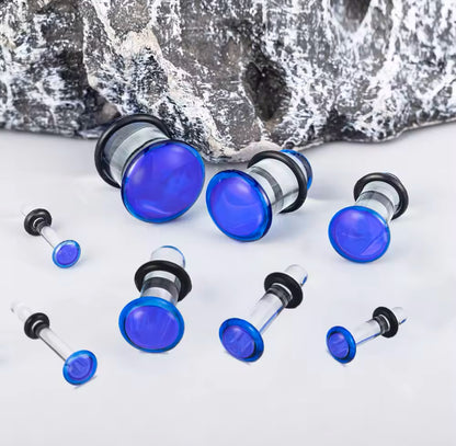 Glass Plugs | Single Flare | Rubber O - Ring