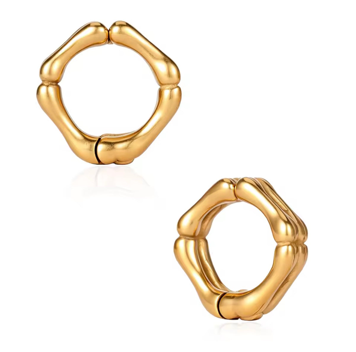 Bone Shaped Ear Weights | Stainless Steel