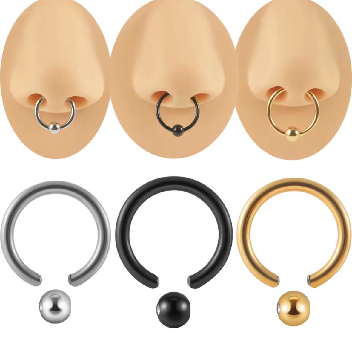 Captive Bead Ring | BCR Hoop |16g