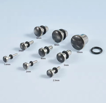 Hologram Steel Plugs | Single Flare