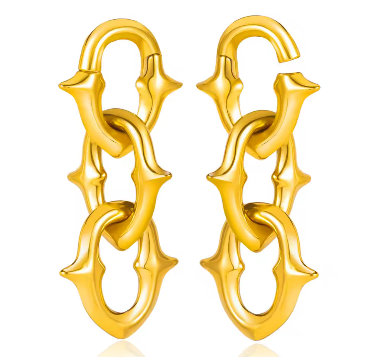 Chain Dangle Ear Weights | 3 Links