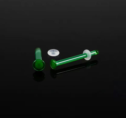 Glass Straight Bar Retainer | 18g-14g