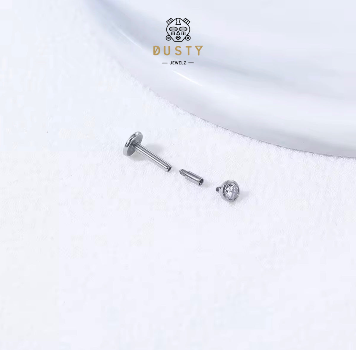 Titanium Threaded Piercing Bar Extension Connector