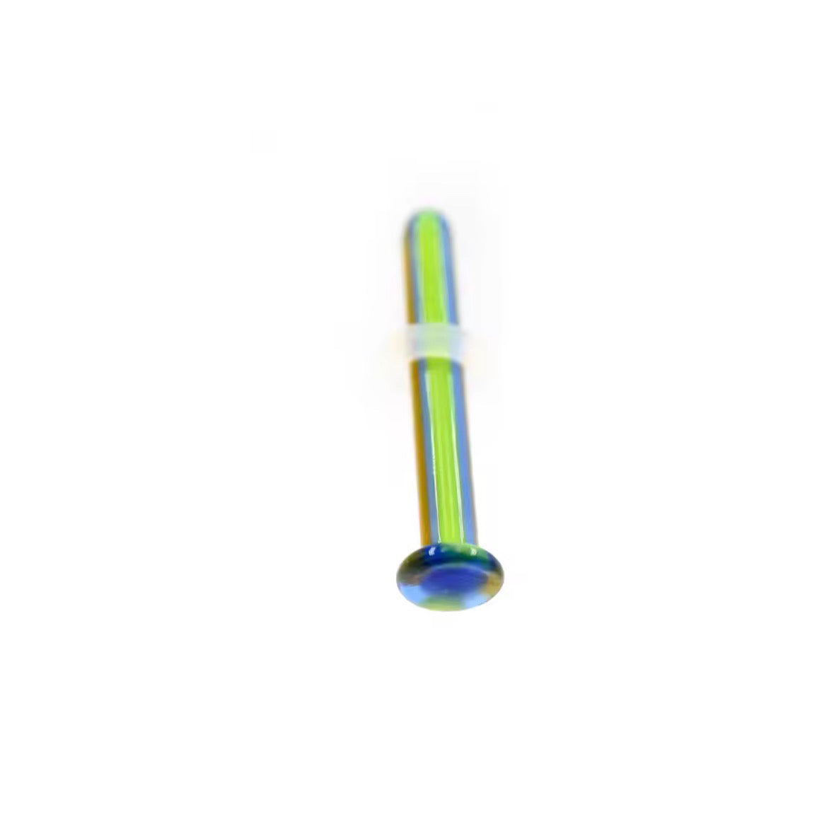 Glass Straight Bar Retainer | 18g-14g