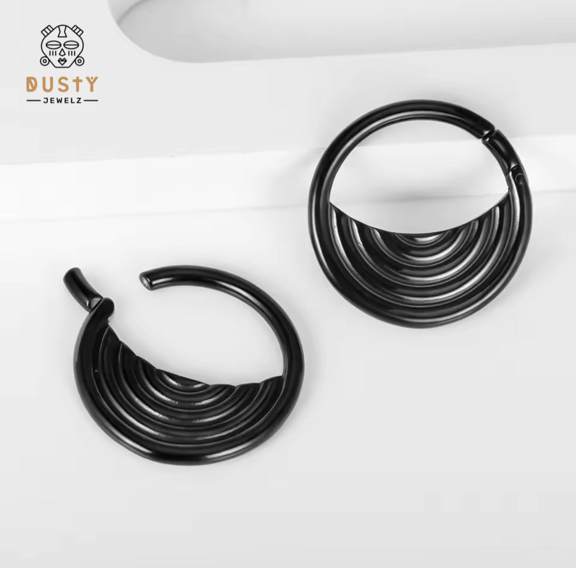 Eclipse Wave Ear Weights | Lobe Hangers