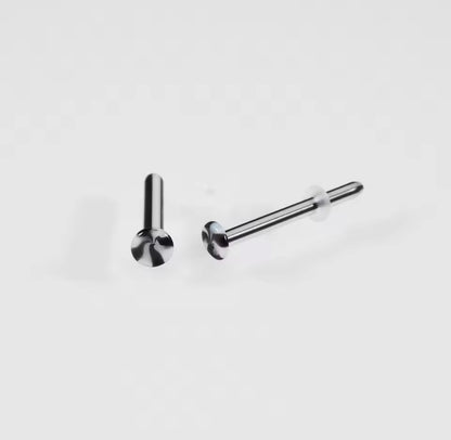 Glass Straight Bar Retainer | 18g-14g