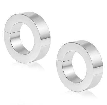 Chunky Circle Ear Weight | Lobe Hoop Hanger