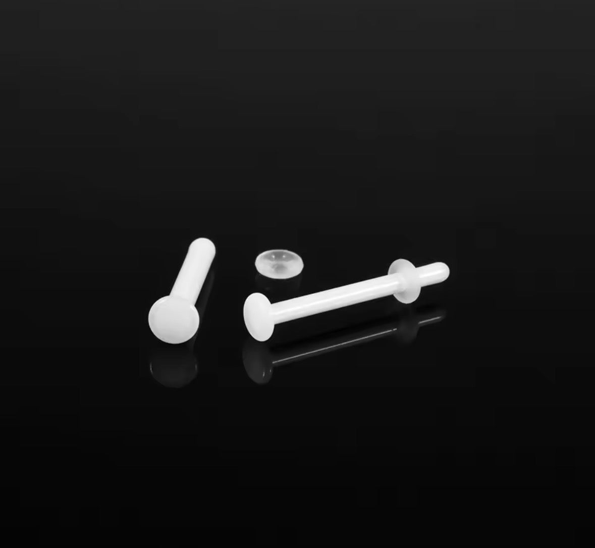 Glass Straight Bar Retainer | 18g-14g