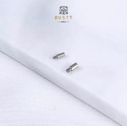 Titanium Threaded Piercing Bar Extension Connector