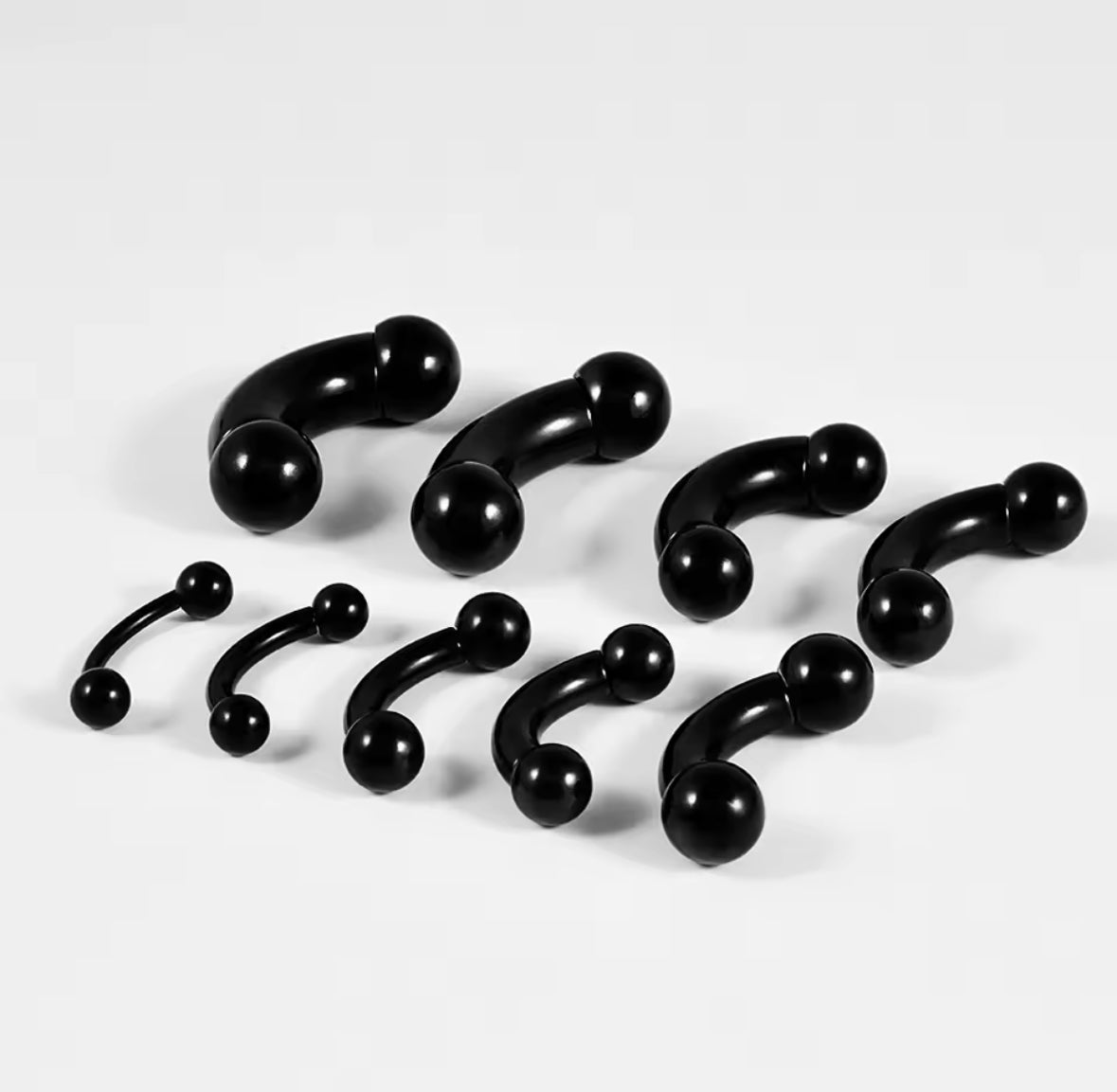 Curved Barbell | Internally Threaded  | PA | Nipple Piercing Bar