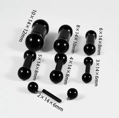 Heavy Gauge Straight Barbell | Tongue | Nipple Piercing Bar