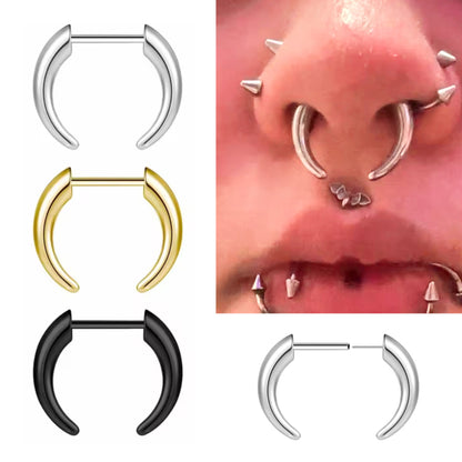 Faux Stretched Septum Pincher – 16G Illusion Look